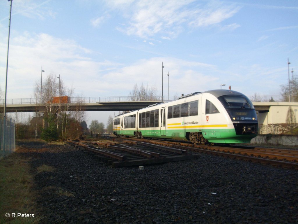 VT22  Stadt Plauen  als VBG81106 Schwandorf – Hof in Wiesau. 07.04.11
