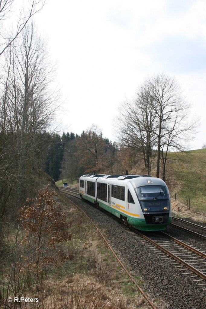 VT23 als VBG81152 Weiden - Hof bei Reith bei Erbendorf. 04.04.12