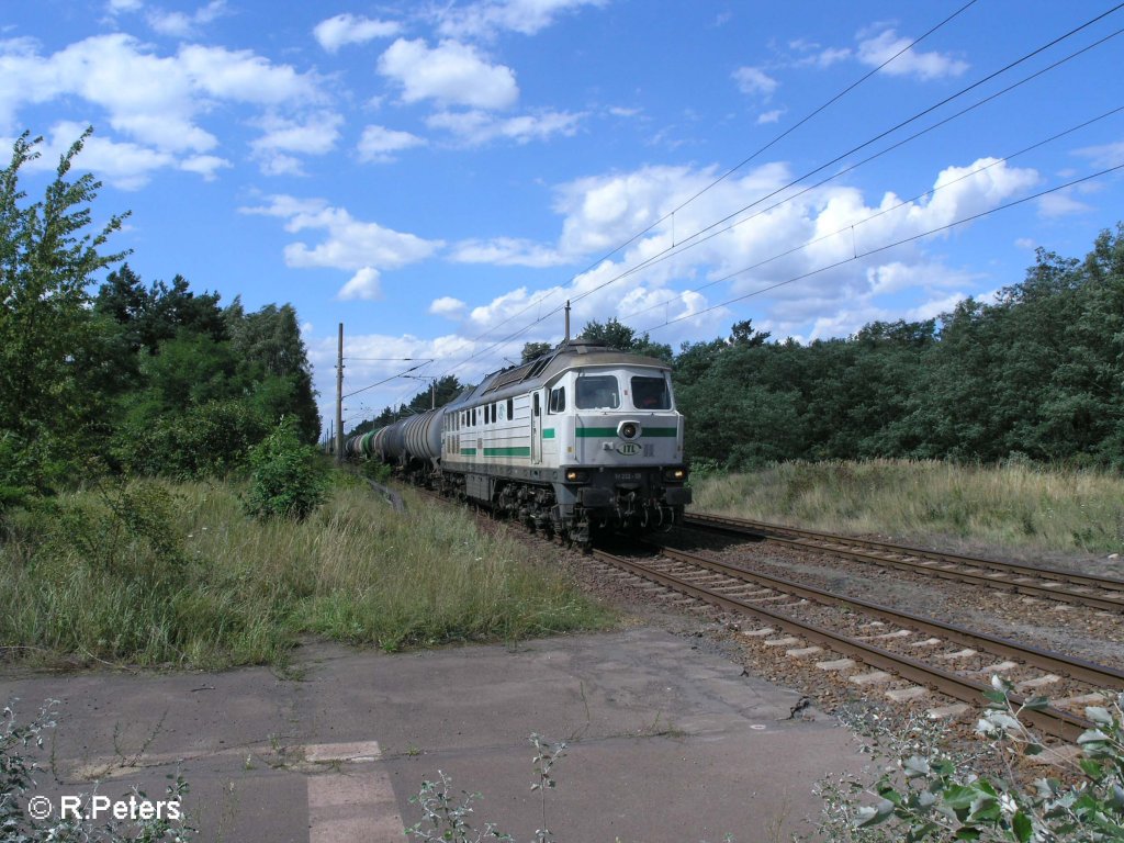 W232.09 zieht beim ex HP Vogelsang ein kesselzug nach Guben. 13.08.08