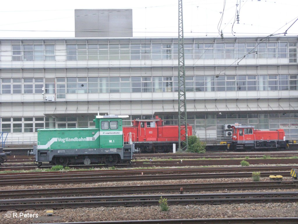 WL1 steht abgestellt in Regensburg HBF. 01.05.09