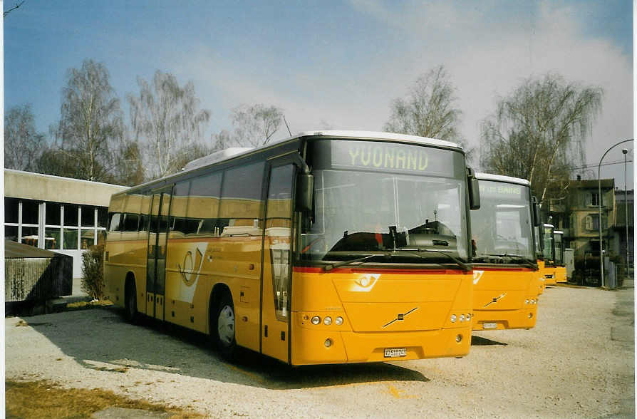 (083'930) - CarPostal Vaud-Fribourg - VD 510'243 - Volvo (ex P 25'164) am 19. Mrz 2006 in Yverdon, Garage