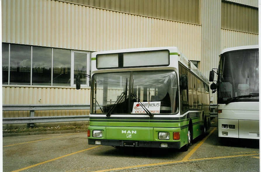 (084'105) - AAGR Rothenburg - Nr. 85 - MAN/Jonckheere am 2. April 2006 in Biel, Rattinbus