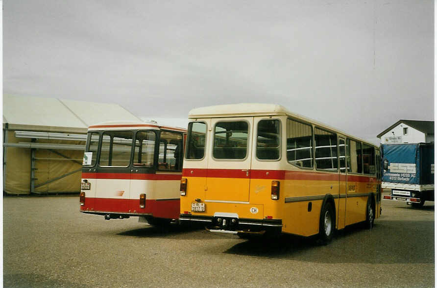 (085'236) - Allemann, Birsfelden - BE 1817 U - Saurer/Tscher (ex Semadeni, Poschiavo; ex Kasper, Poschiavo; ex PostAuto Graubnden; ex P 24'285) am 20. Mai 2006 in Bellach, Hess