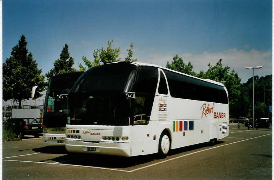 (087'115) - Saner, Basel - BS 1873 - Neoplan am 3. Juli 2006 in Thun, Schifflndte