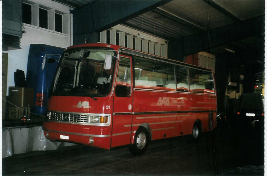 (087'223) - AFA Adelboden - Nr. 31/BE 26'774 - Setra (ex Nr. 10; ex Frhlich, Zrich) am 9. Juli 2006 im Autobahnhof Adelboden