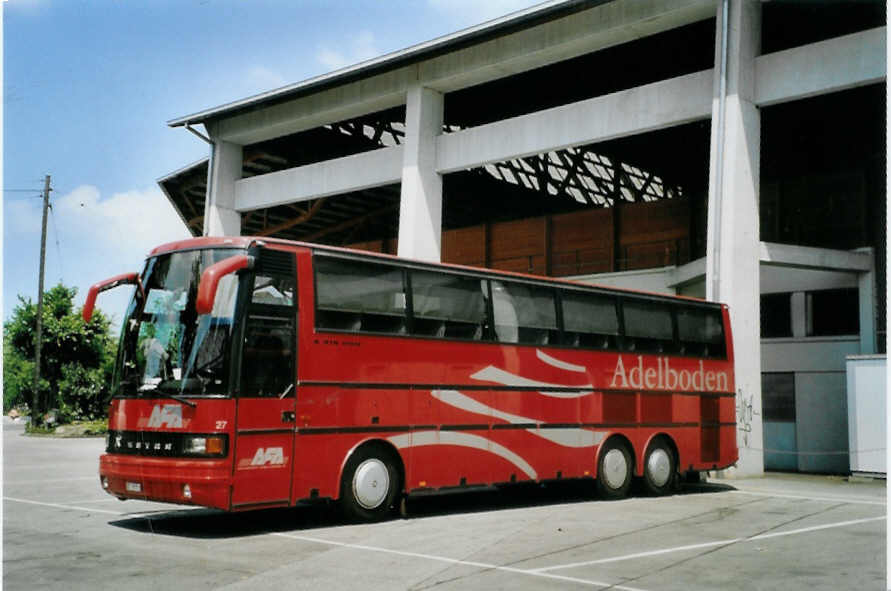 (087'233) - AFA Adelboden - Nr. 27/BE 26'773 - Setra (ex Nr. 23; ex Flck, Brienz) am 14. Juli 2006 in Thun, Grabengut