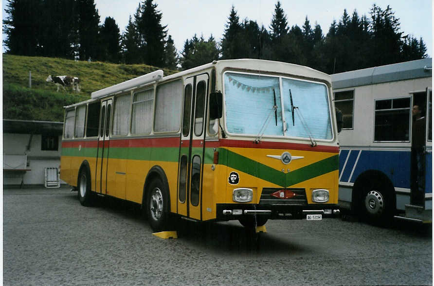 (089'116) - Wisler, Mhlau - AG 53'197 - Saurer/Hess (ex Flury, Balm) am 19. August 2006 auf dem Gurnigelpass