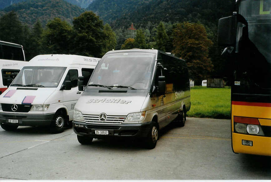 (089'516) - Strickler, Neuheim - ZG 10'517 - Mercedes/Auwrter am 3. September 2006 in Interlaken, Flugplatz