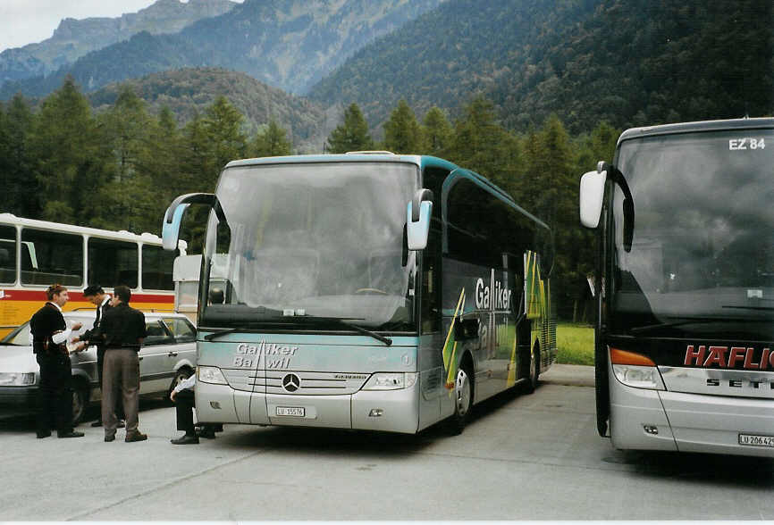 (089'522) - Galliker, Ballwil - Nr. 1/LU 15'576 - Mercedes am 3. September 2006 in Interlaken, Flugplatz