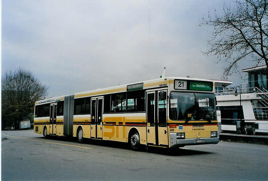 (091'026) - STI Thun - Nr. 65/BE 435'065 - Mercedes am 19. Dezember 2006 bei der Schifflndte Thun