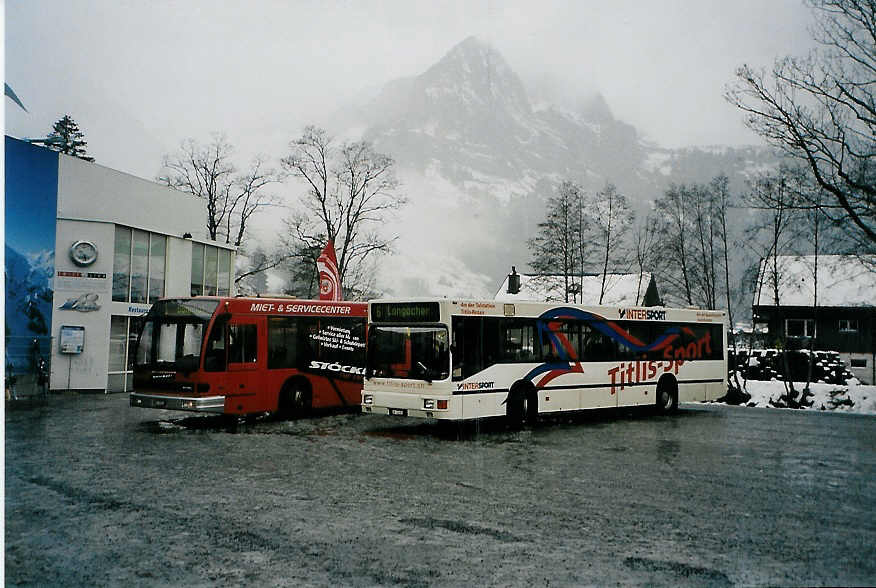 (091'212) - EAB Engelberg - OW 10'195 - MAN am 1. Januar 2007 in Engelberg, Talstation Titlisbahnen