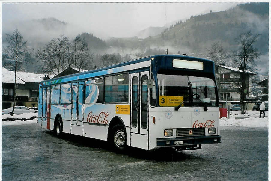 (091'213) - EAB Engelberg - OW 10'241 - Volvo/R&J (ex STI Thun Nr. 27; ex SAT Thun Nr. 27) am 1. Januar 2007 in Engelberg, Talstation Titlisbahnen