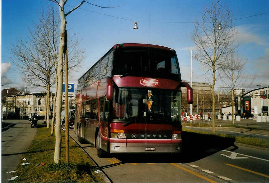 (091'623) - Car Rouge, Kerzers - Nr. 5/FR 300'605 - Setra am 14. Januar 2007 in Bern, Guisanplatz