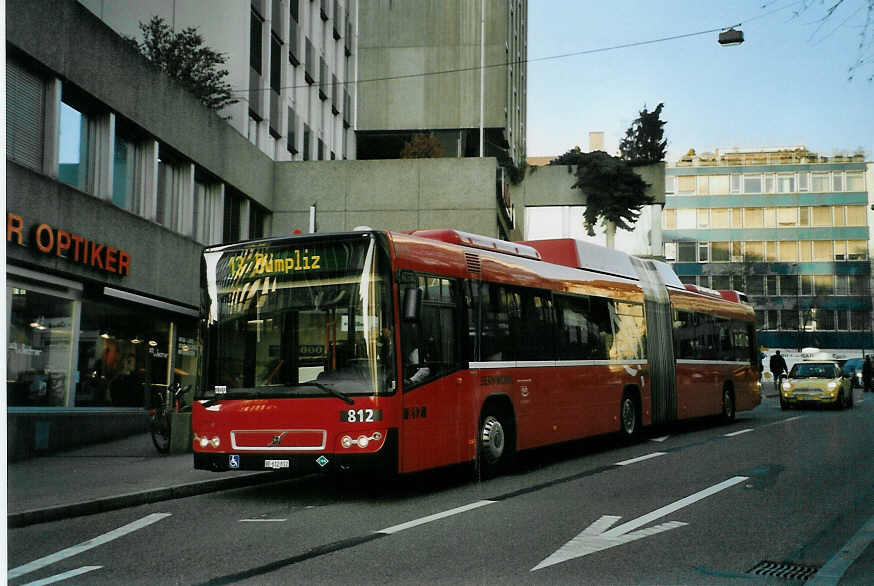 (092'214) - Bernmobil, Bern - Nr. 812/BE 612'812 - Volvo am 19. Februar 2007 in Bern, City West