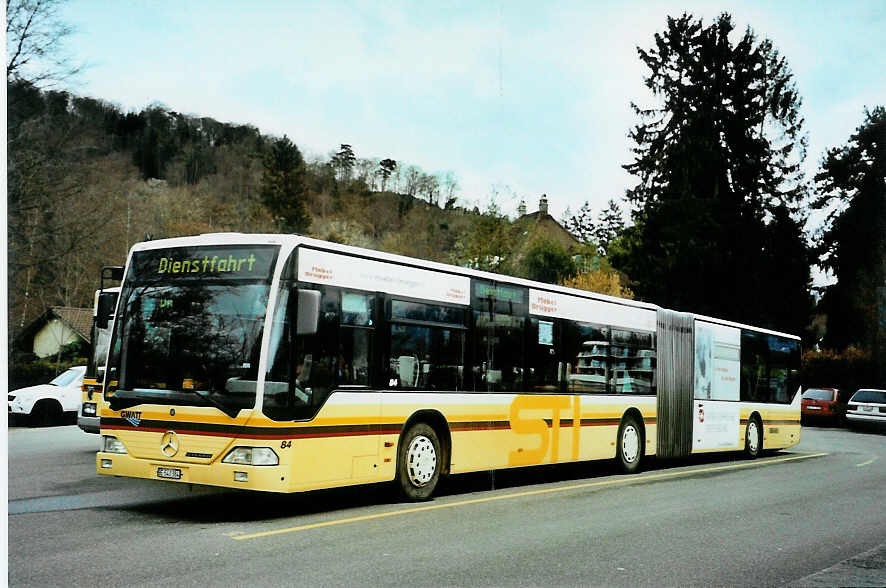 (092'408) - STI Thun - Nr. 84/BE 543'384 - Mercedes am 2. Mrz 2007 bei der Schifflndte Thun