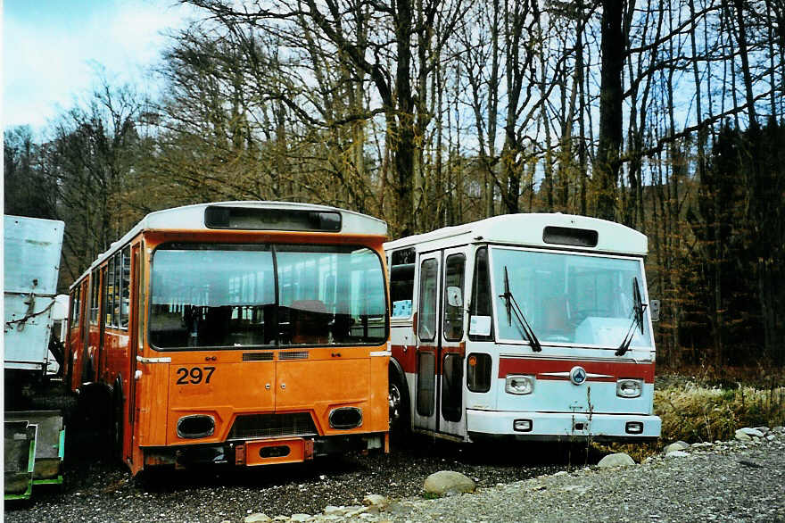 (092'423) - SVB Bern - Nr. 297 - FBW/Hess (ex TPG Genve Nr. 114) am 3. Mrz 2007 in Oberburg, Ziegelgut