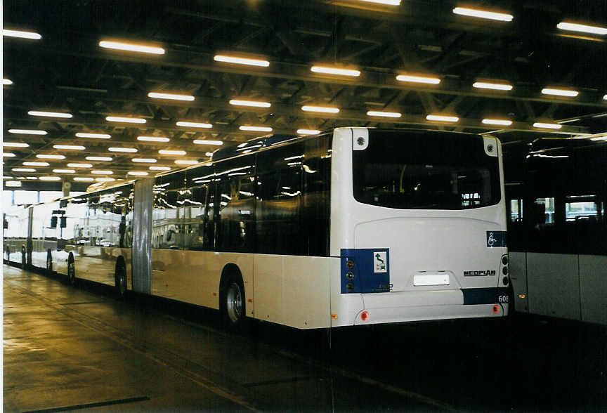 (092'933) - TL Lausanne - Nr. 608/VD 1579 - Neoplan am 17. Mrz 2007 in Lausanne, Dpt Borde