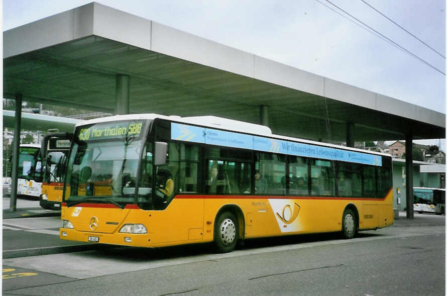 (093'305) - Rattin, Neuhausen - Nr. 12/SH 412 - Mercedes (ex Nr. 38) am 22. Mrz 2007 beim Bahnhof Schaffhausen