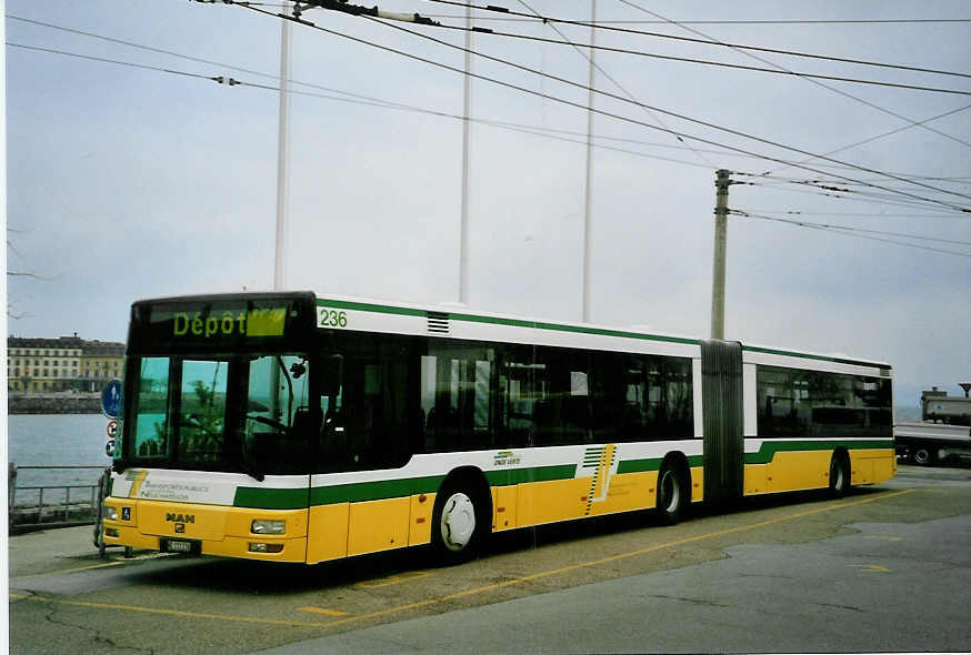 (093'323) - TN Neuchtel - Nr. 236/NE 111'236 - MAN am 25. Mrz 2007 in Neuchtel, Dpt