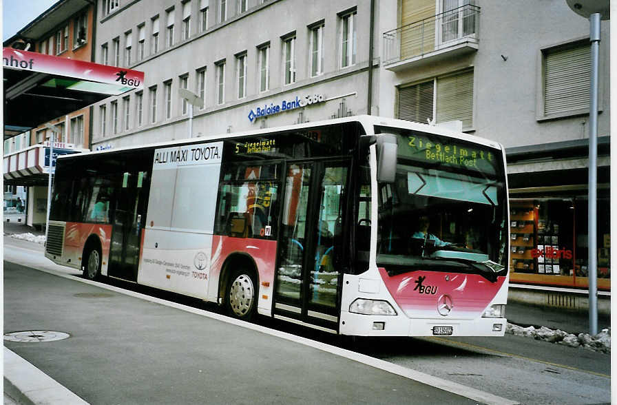 (093'411) - BGU Grenchen - Nr. 20/SO 130'022 - Mercedes am 25. Mrz 2007 in Grenchen, Postplatz