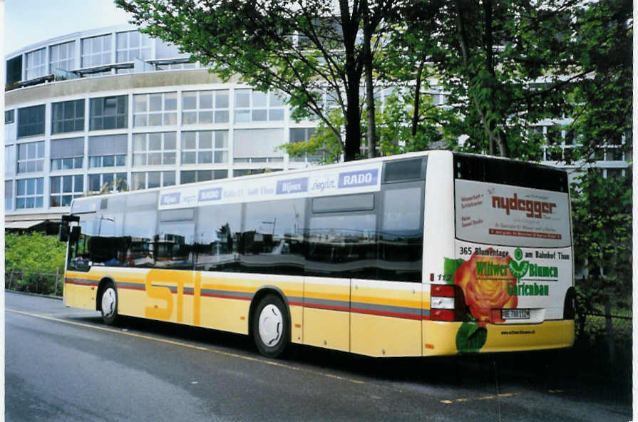 (094'432) - STI Thun - Nr. 112/BE 700'112 - MAN am 6. Mai 2007 bei der Schifflndte Thun