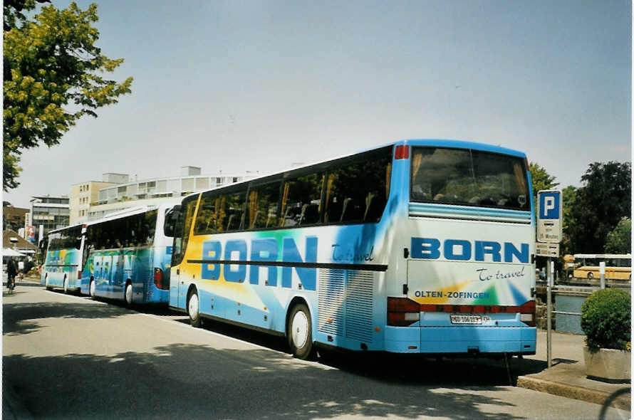 (095'509) - Born, Olten - Nr. 8/SO 106'103 - Setra am 20. Juni 2007 bei der Schifflndte Thun