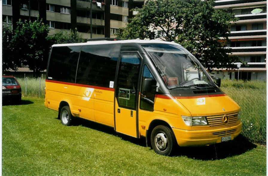 (095'529) - PostAuto Oberwallis - VS 241'964 - Mercedes am 23. Juni 2007 in Aigle, Saurertreffen