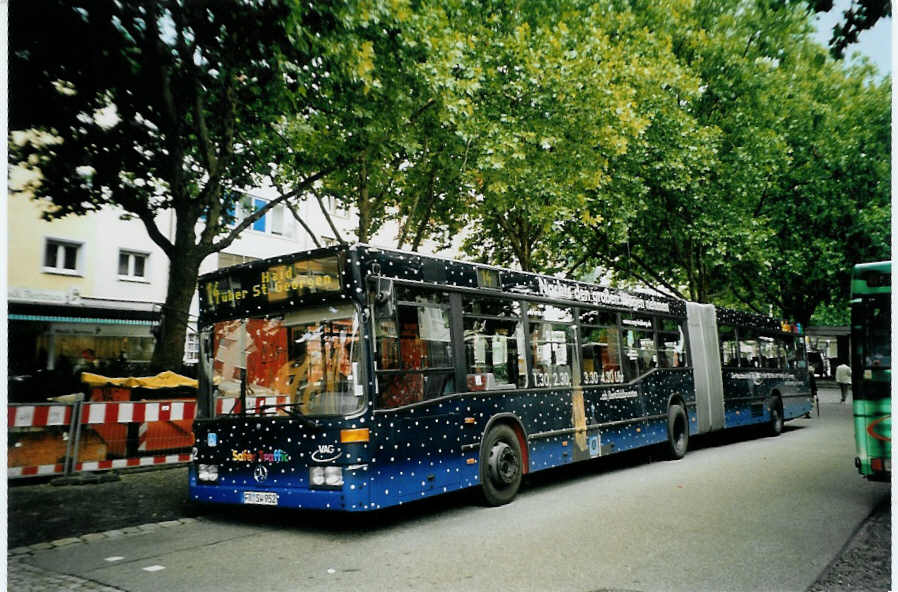 (096'019) - VAG Freiburg - Nr. 952/FR-SW 952 - Mercedes am 9. Juli 2007 in Freiburg, Siegesdenkmal