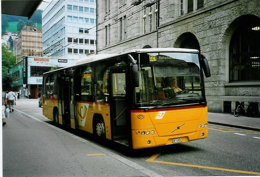 (096'415) - PostAuto Ostschweiz - AR 14'856 - Volvo am 21. Juli 2007 beim Bahnhof St. Gallen