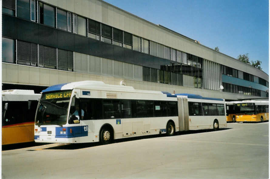 (097'604) - TL Lausanne - Nr. 554/VD 1569 - Van Hool am 24. August 2007 in Bern, Postautostation 