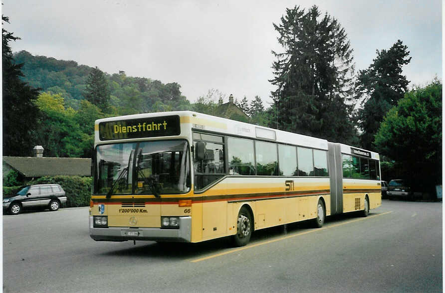 (098'218) - STI Thun - Nr. 66/BE 371'366 - Mercedes am 31. August 2007 bei der Schifflndte Thun