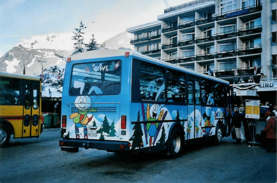 (102'823) - AVG Grindelwald - Nr. 20/BE 349'361 - Vetter am 2. Januar 2008 beim Bahnhof Grindelwald