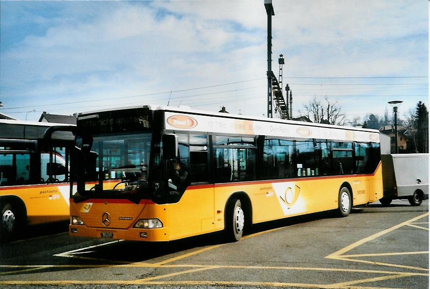 (104'526) - PostAuto Nordwestschweiz - BL 170'211 - Mercedes (ex P 25'246) am 20. Februar 2008 beim Bahnhof Laufen