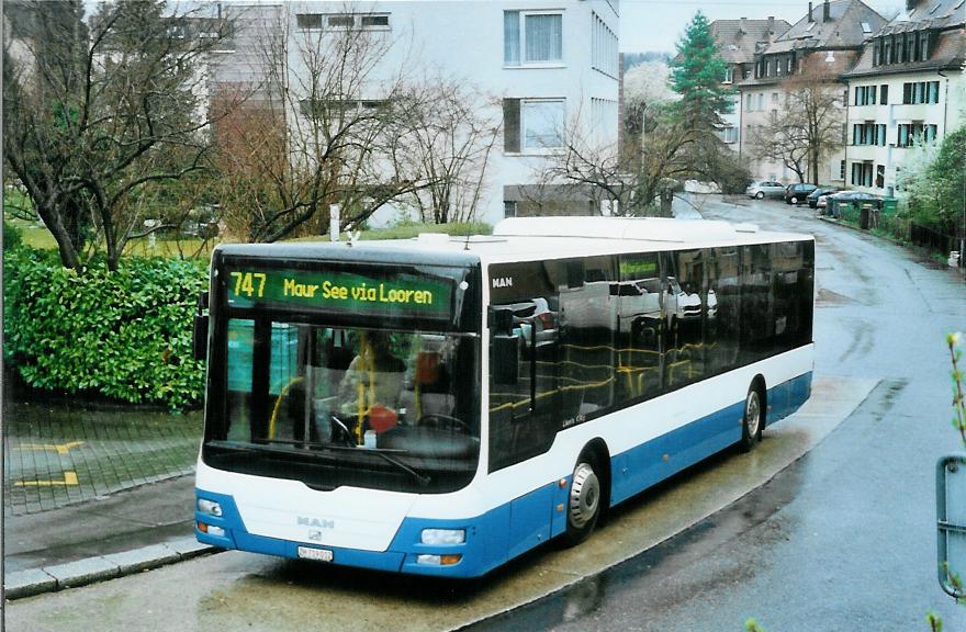 (105'421) - Andres, Effretikon - Nr. 12/ZH 719'012 - MAN (ex Gut, Binz Nr. 12) am 17. Mrz 2008 in Zrich, Klusplatz