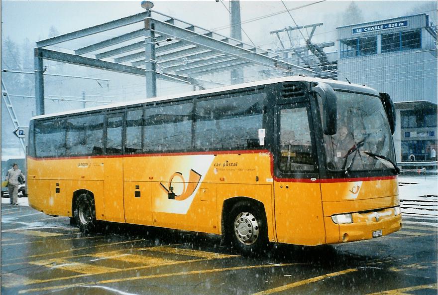 (105'519) - TMR Martigny - VS 1255 - Renault (ex Perrodin-Mtral, Le Chble) am 21. Mrz 2008 beim Bahnhof Le Chble