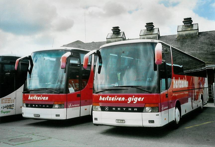 (106'219) - Hertzeisen, Glovelier - JU 6338 - Setra am 4. April 2008 in Thun, Expo