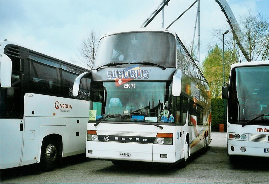 (106'605) - Aus der Schweiz: Knecht, Windisch - Nr. 71/AG 8960 - Setra am 16. April 2008 in Rust, Europapark