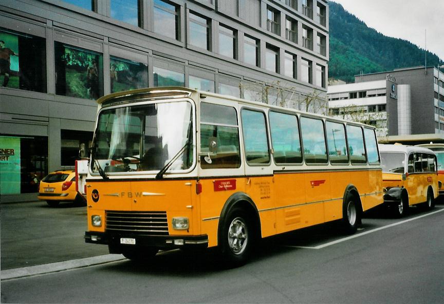 (107'214) - Wittwer, Chur -  P24'170  - FBW/Gangloff (ex Eggenberger, Mriken; ex AVG Grindelwald Nr. 11; ex P 24'170) am 24. Mai 2008 beim Bahnhof Chur