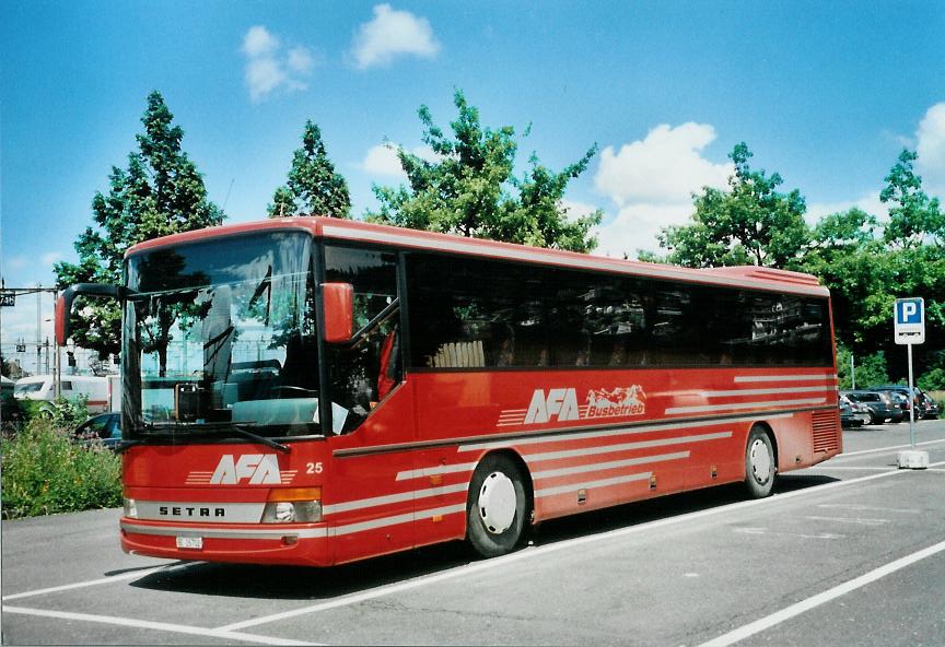 (108'001) - AFA Adelboden - Nr. 25/BE 26'702 - Setra (ex Nr. 12) am 18. Juni 2008 in Thun, Seestrasse