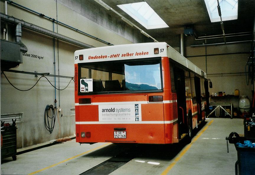 (108'133) - BOGG Wangen b.O. - Nr. 57/SO 152'268 - MAN (ex Hof, Hauenstein Nr. 57) am 21. Juni 2008 in Wangen, Garage