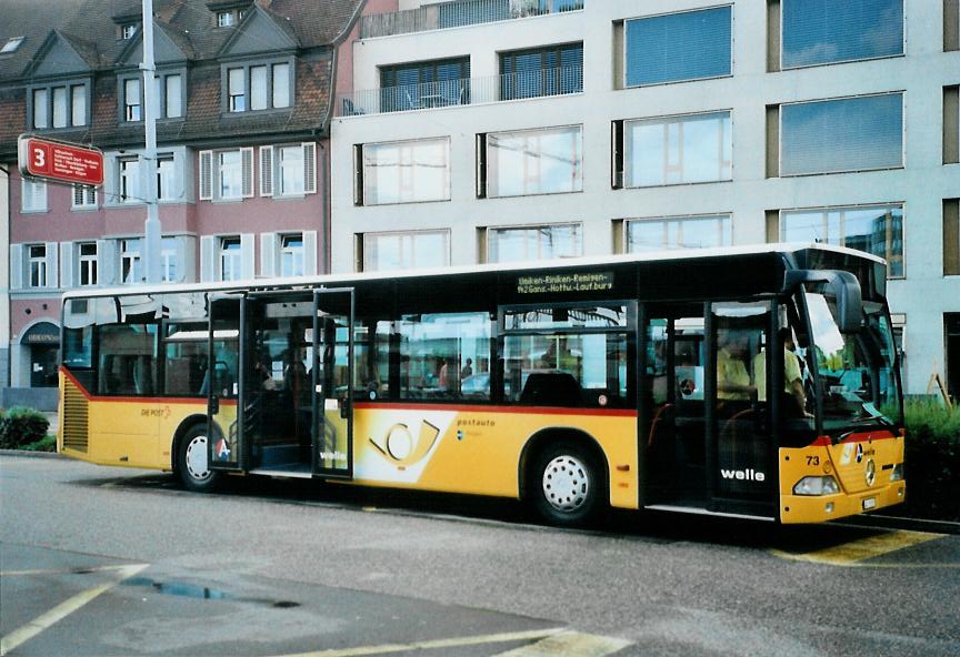 (109'610) - Knecht, Windisch - Nr. 73/AG 19'297 - Mercedes am 20. Juli 2008 beim Bahnhof Brugg