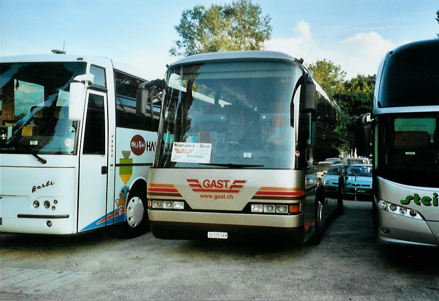 (109'806) - Gast, Utzenstorf - SO 135'569 - Neoplan (ex Seiler, Gerlafingen) am 31. Juli 2008 in Thun, Lachenwiese