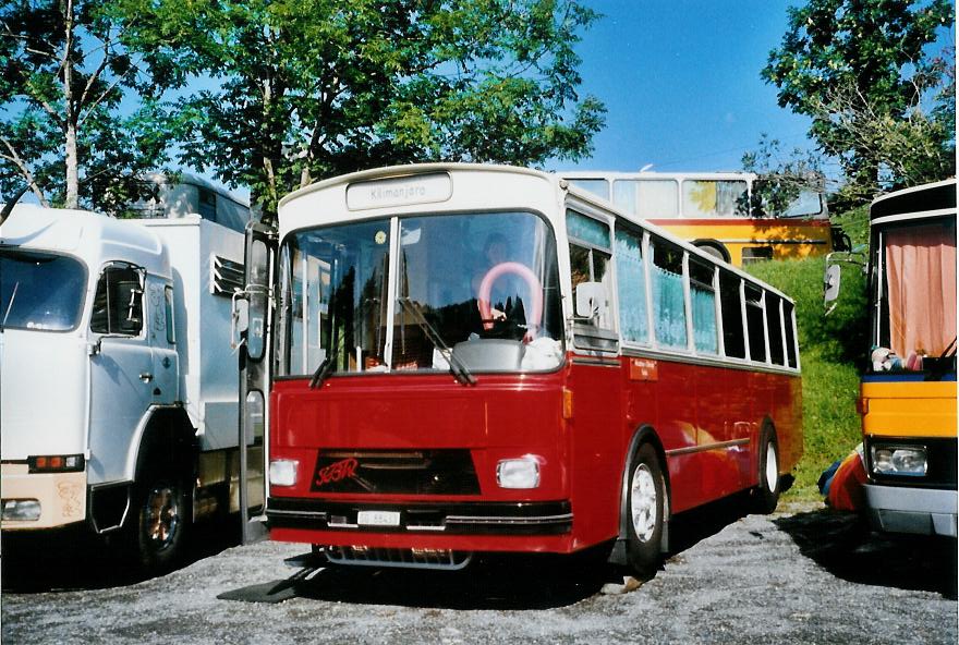 (110'303) - Liebi, Montlingen - SG 88'433 - Saurer/Tscher (ex Wespe, Altsttten; ex P 24'804) am 16. August 2008 in Goldingen, Atzmnnig