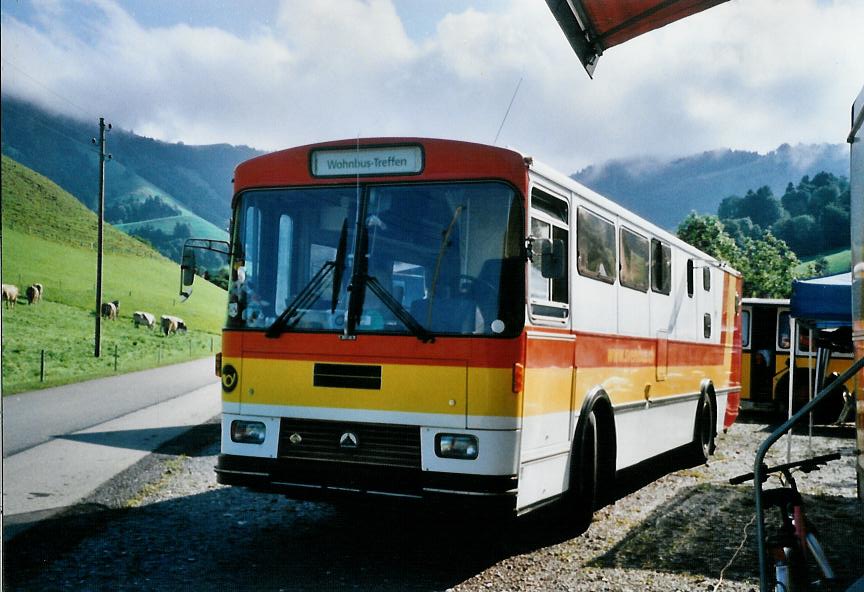 (110'313) - Tiemann, Oetwil - Nr. 12/ZH 675'807 - Saurer/R&J (ex Privat; ex Tschannen, Zofingen Nr. 12) am 16. August 2008 in Goldingen, Atzmnnig