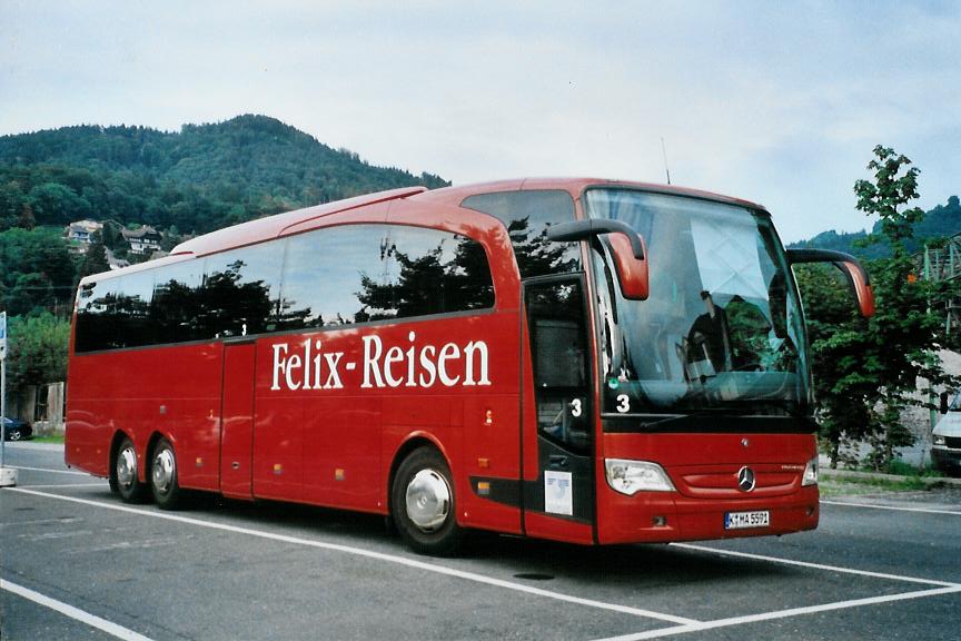 (110'435) - Aus Deutschland: Felix-Reisen, Kln - Nr. 3/K-MA 5591 - Mercedes am 21. August 2008 in Thun, Seestrasse