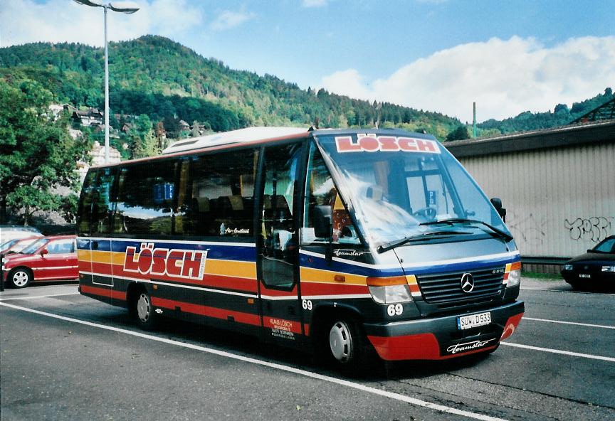 (111'002) - Aus Deutschland: Lsch, Bornheim - Nr. 69/SW-D 533 - Mercedes/Auwrter am 19. September 2008 in Thun, Seestrasse