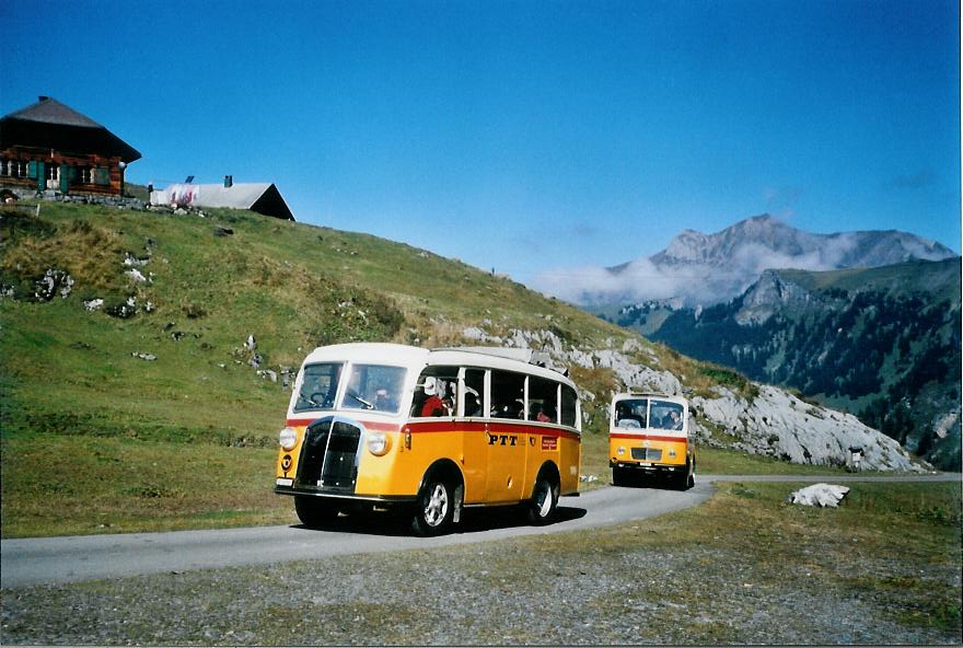 (111'130) - Schmid, Thrishaus - Nr. 3/BE 26'760 - Saurer/Gangloff (ex Geiger, Adelboden Nr. 3) am 27. September 2008 in Kiental, Bundalp