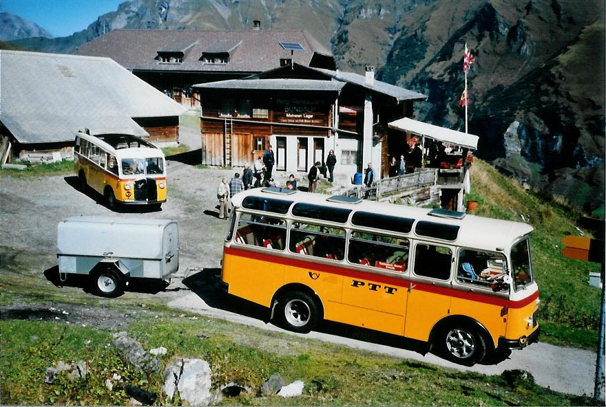 (111'135) - Schmid, Thrishaus - Nr. 9/BE 26'105 - Saurer/R&J (ex Geiger, Adelboden Nr. 9) am 27. September 2008 in Kiental, Bundalp