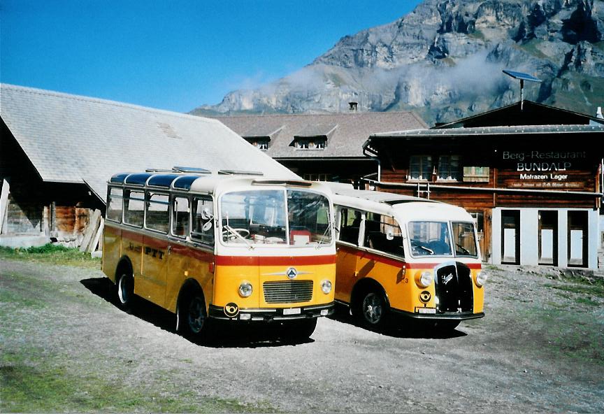 (111'204) - Schmid, Thrishaus - Nr. 9/BE 26'105 - Saurer/R&J (ex Geiger, Adelboden Nr. 9) am 27. September 2008 in Kiental, Bundalp