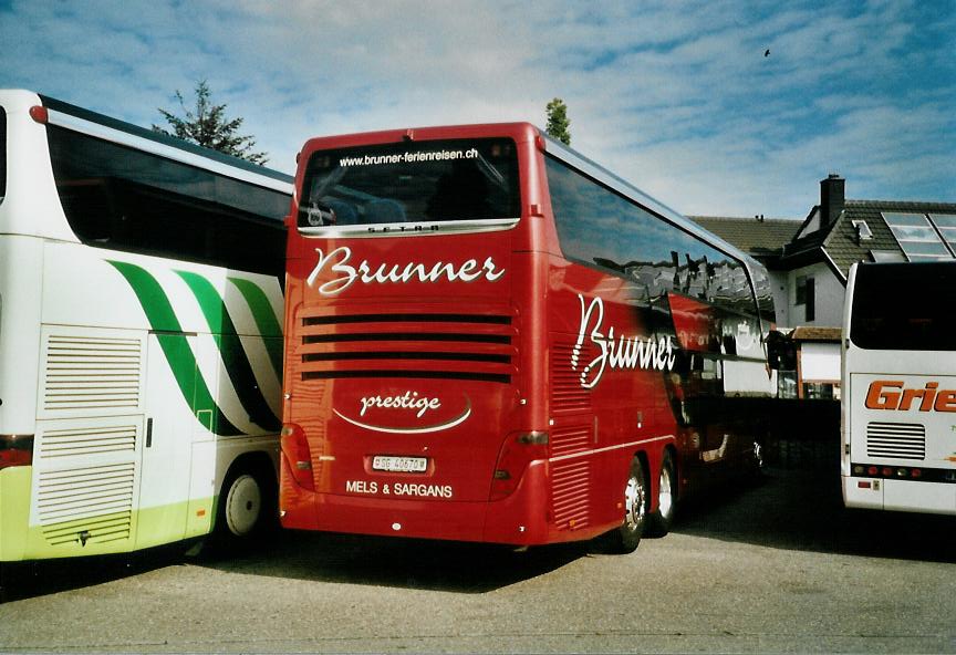 (111'310) - Aus der Schweiz: Brunner, Sargans - SG 40'670 - Setra am 29. September 2008 in Rust, Europapark